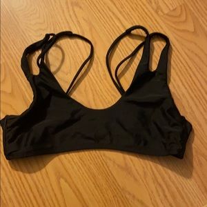 Black bikini top